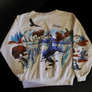 Vinaigrette Alaska AOP crewneck